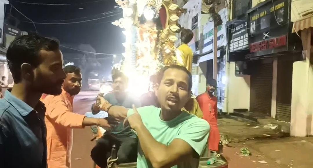 Bihar News : Immersion of durga idol in artificial pond was not done in muzaffarpur navratri 2024 vijyadashmi