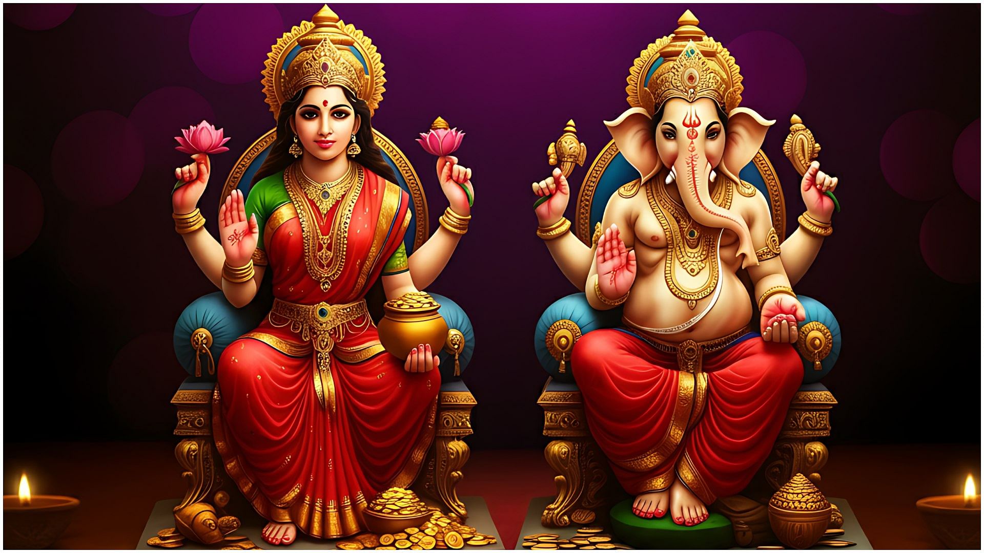 Ganesh Laxmi Wallpaper