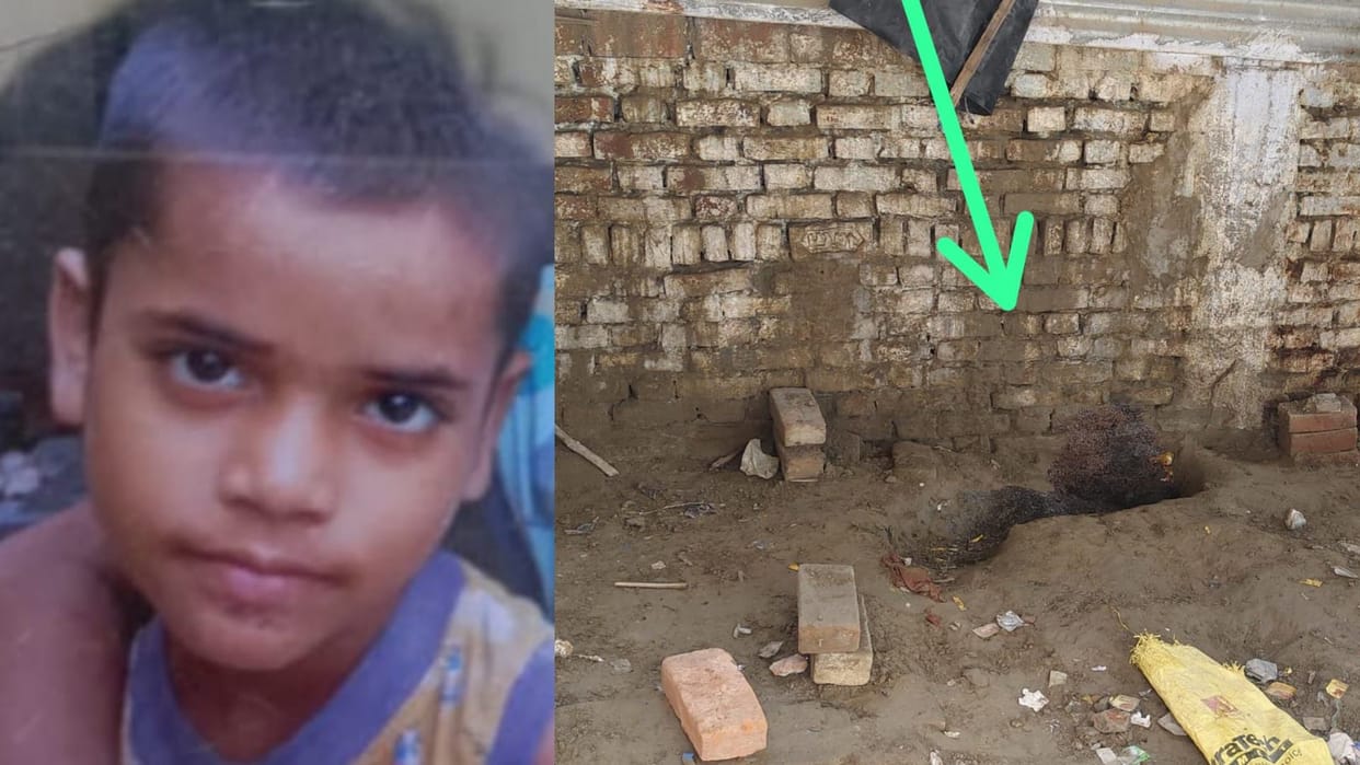 A seven years old girl murdered in karnailganj in Gonda.
