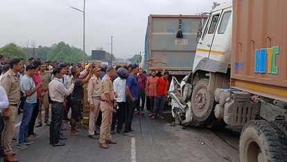 road accident in Kanpur: The car was cut for 40 minutes, then Pratik's hand was seen