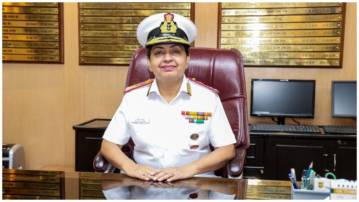 Surgeon Vice Admiral Kavita Sahai takes charge as DGMS Navy news and updates