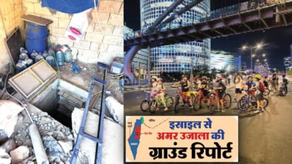 लेबनान सीमा पर हिजबुल्ला कैंपों की तस्वीर और साइकिलिंग करते बच्चे