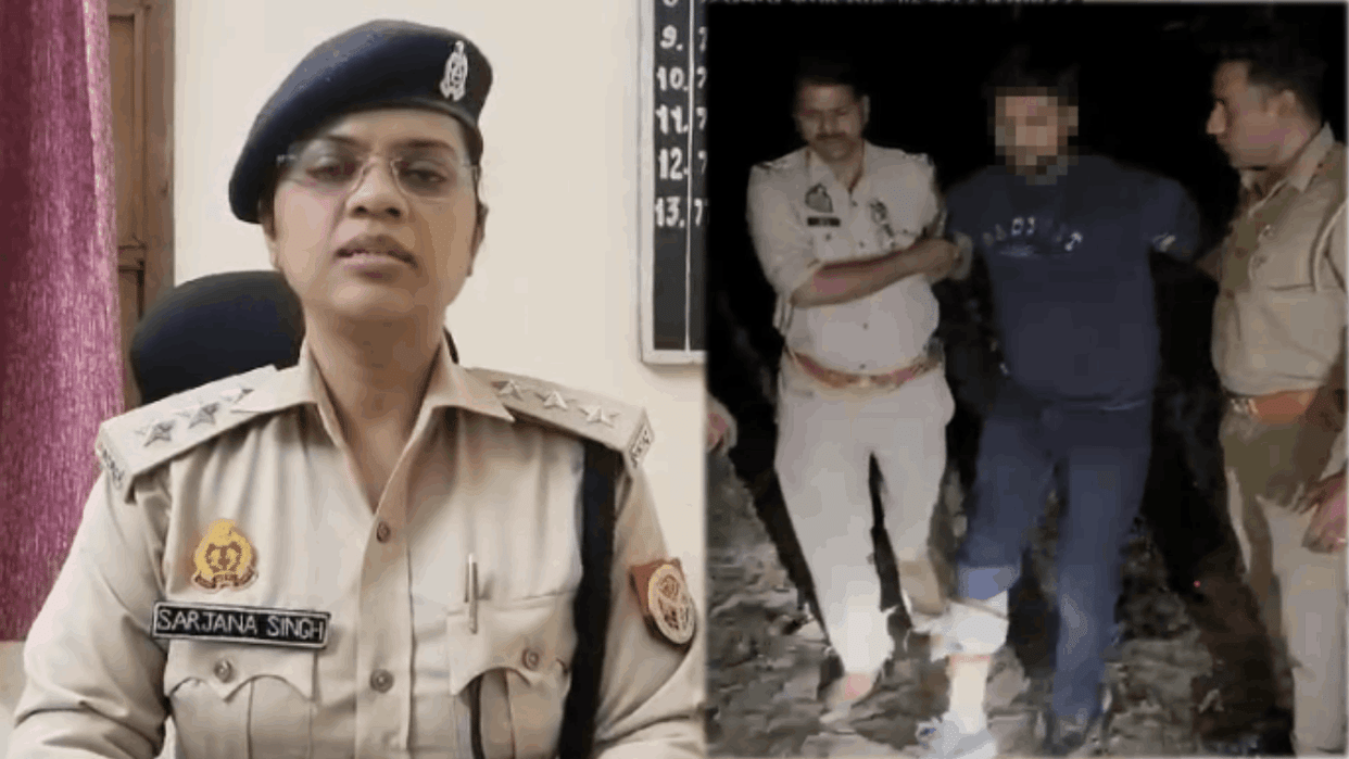 accomplice of gangster killed in Bulandshahr was caught in Atrauli injured in an encounter