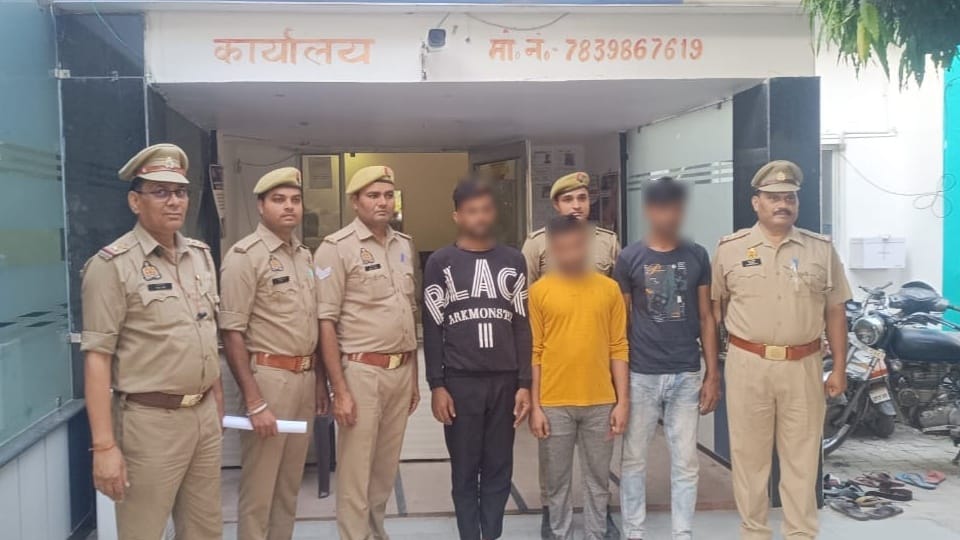 Moradabad: Three arrested for stealing to fulfill their desires