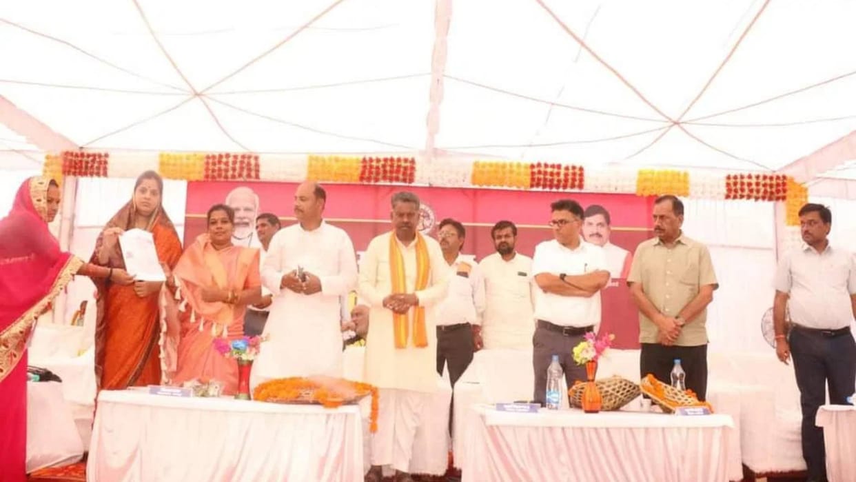 Umaria Shahdol division first division level public welfare camp organized in Kirantal 374 cases resolved