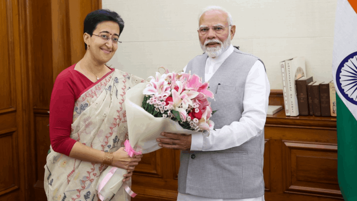 Delhi Chief Minister Atishi met Prime Minister Narendra Modi