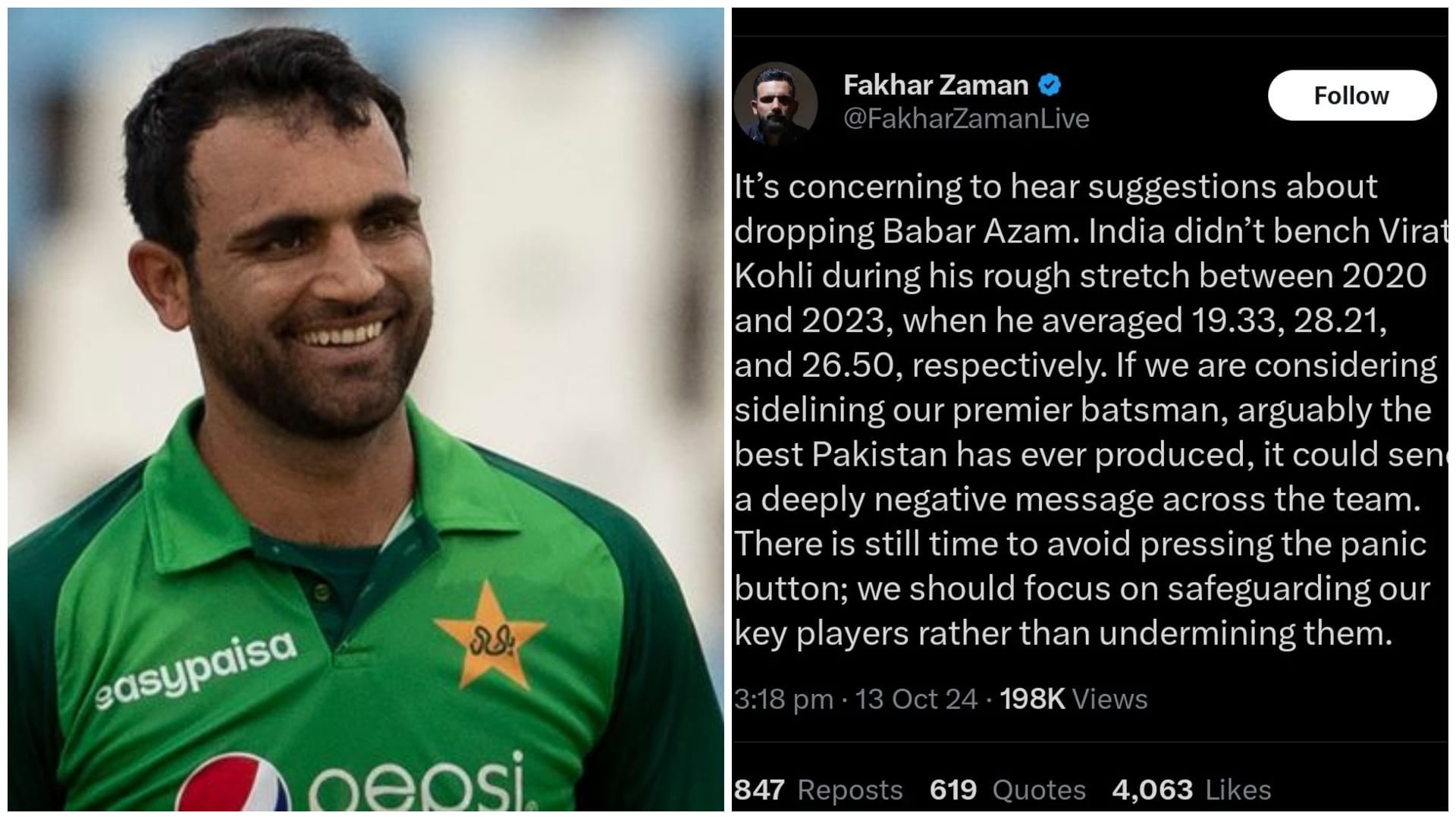 Pakistan Babar Azam vs India Virat Kohli comparisons are baseless says Brad Hogg