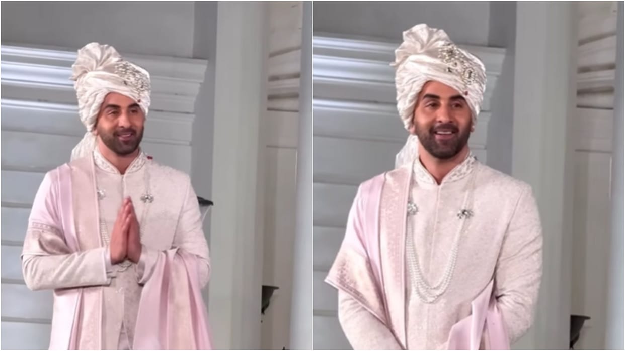 Ranbir Kapoor dressed up as groom in Tarun Tahiliani show said his wedding with alia was perfect