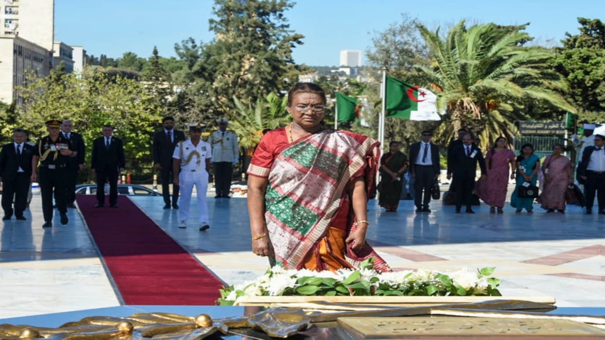 President Murmu met Algerian counterpart Tebboune, talks took place on bilateral relations