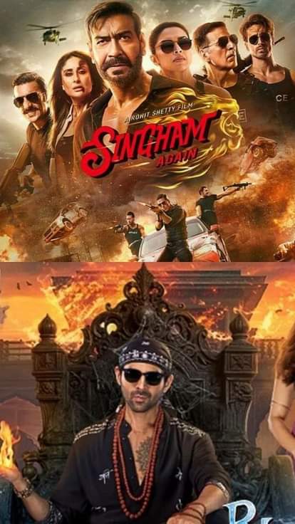 सिंघम अगेन, भूल भुलैया 3