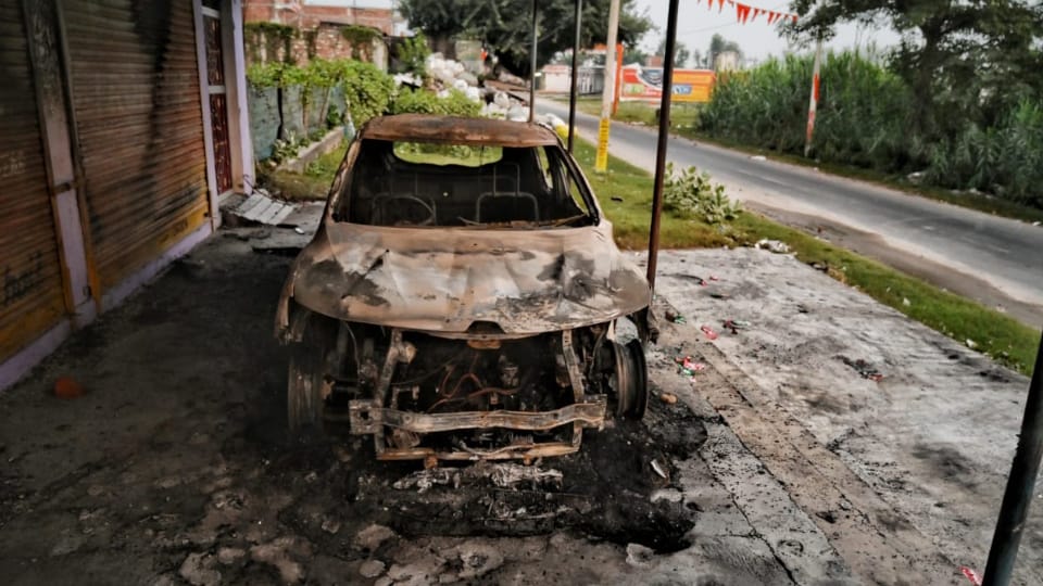 Bahraich Violence Update Chaos, Vandalism and Arson PAC New Images of Bahraich