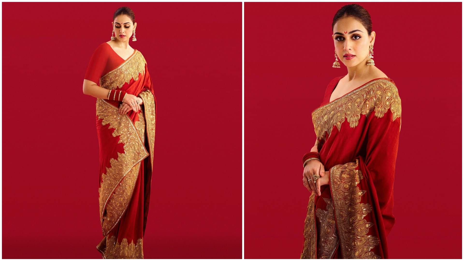 Karwa Chauth 2024 Saree Look Inspired by Bollywood Celebrities disprj