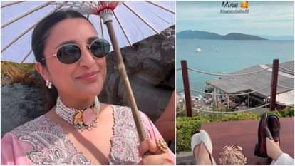 Parineeti Chopra was seen having fun at the wedding shared picture with husband Raghav Chadha