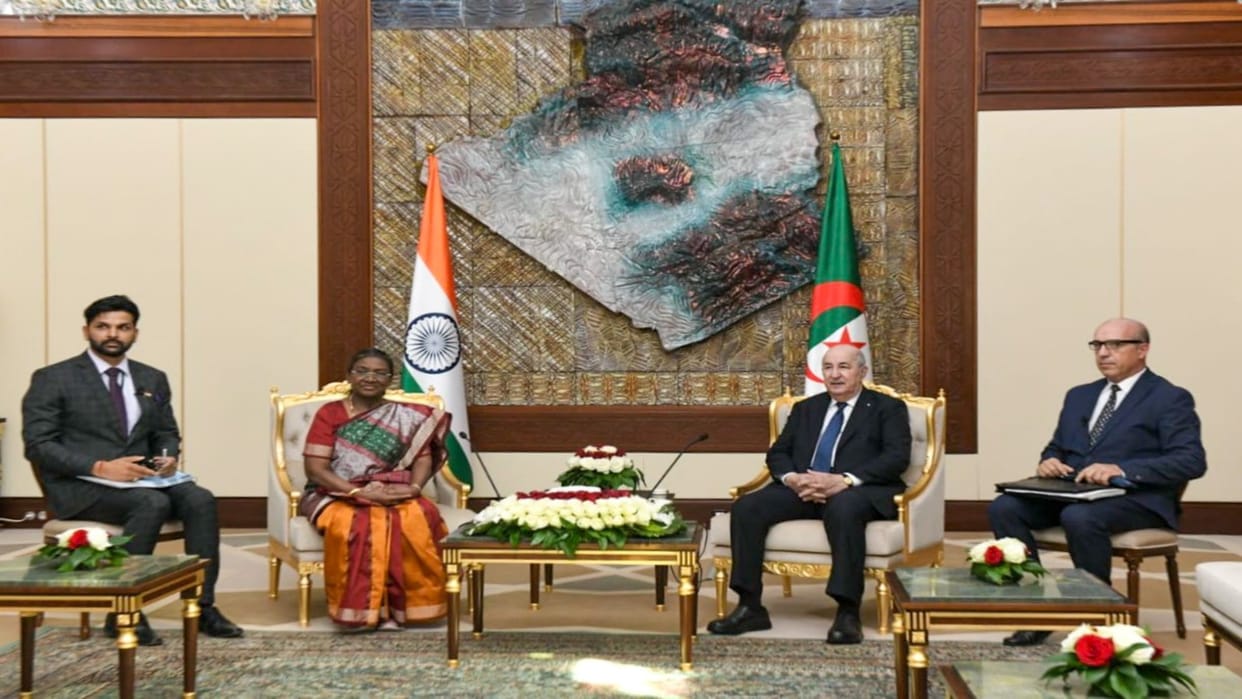 'India's relations with Algeria will become stronger', President Murmu called for economic coo