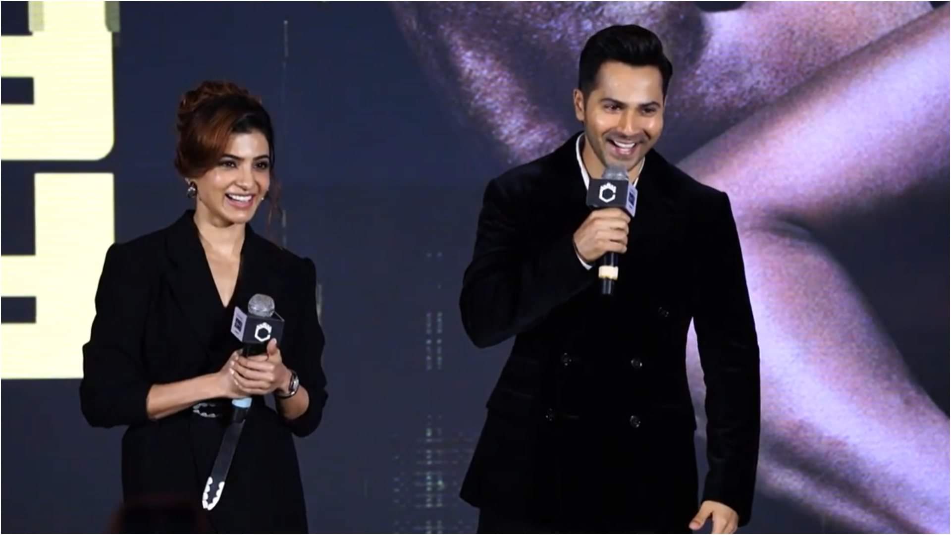 Varun Dhawan samantha ruth raj dk Sita Menon At The Trailer Launch Of Series Citadel Honey Bunny