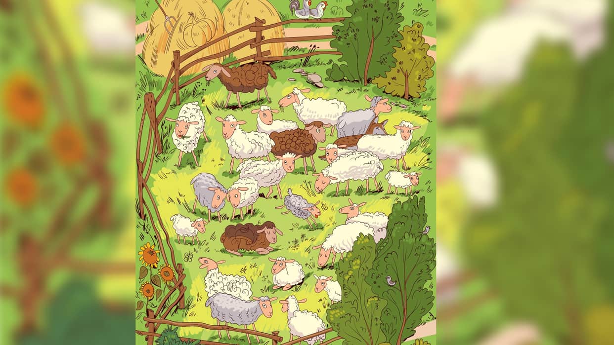 Optical Illusion For IQ Test: Can You Spot A Wolf Within 8 Seconds Viral Brain Test Optical Illusion