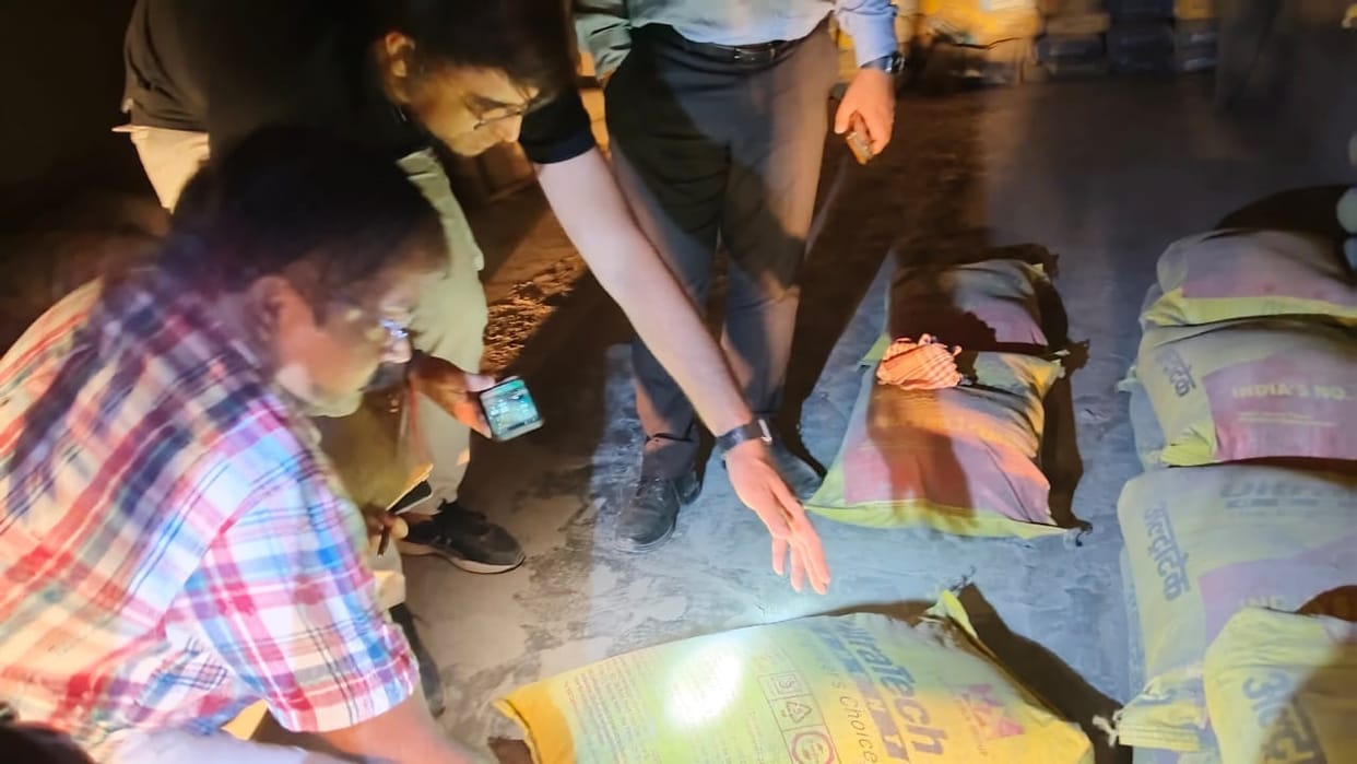duplicate cement being sold in bags bearing Ultratech label two shops sealed in Pilibhit