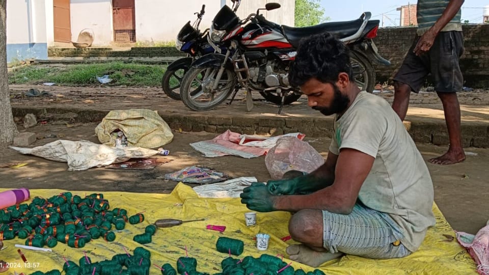 Fireworks factory and warehouse in middle of residential areas at gorakhpur see photos