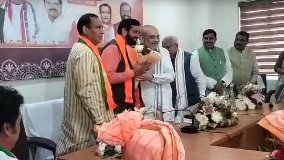 Haryana New CM Name BJP Legislature Party meeting today Amit Shah Nayab Saini