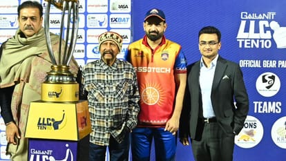 LLC T-10: New thrill of cricket in UP, LLC Ten-10 trophy unveiled, Ravi Shastri Syed Kirmani were present