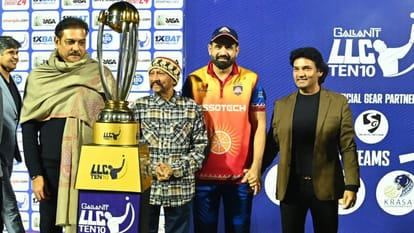 LLC T-10: New thrill of cricket in UP, LLC Ten-10 trophy unveiled, Ravi Shastri Syed Kirmani were present
