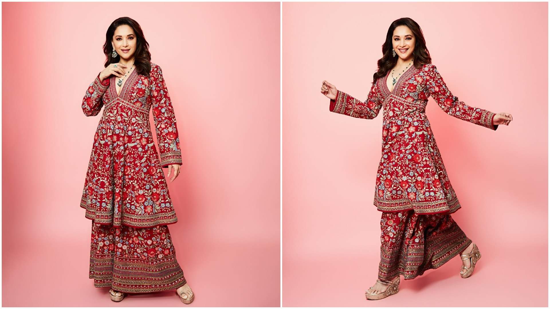 Karwa Chauth 2024 Suit Designs Inspired By Bollywood Actress Red Suit look