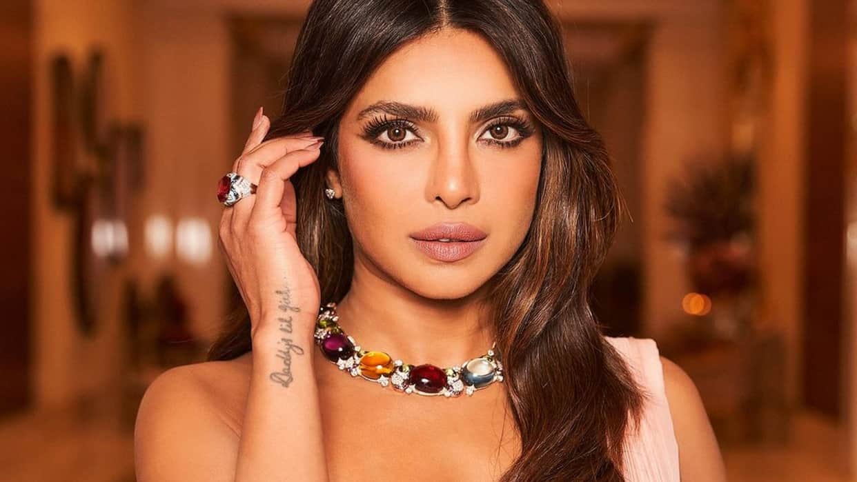 Priyanka chopra shares a post on social media which gives hint of shooting of movie ssmb 29