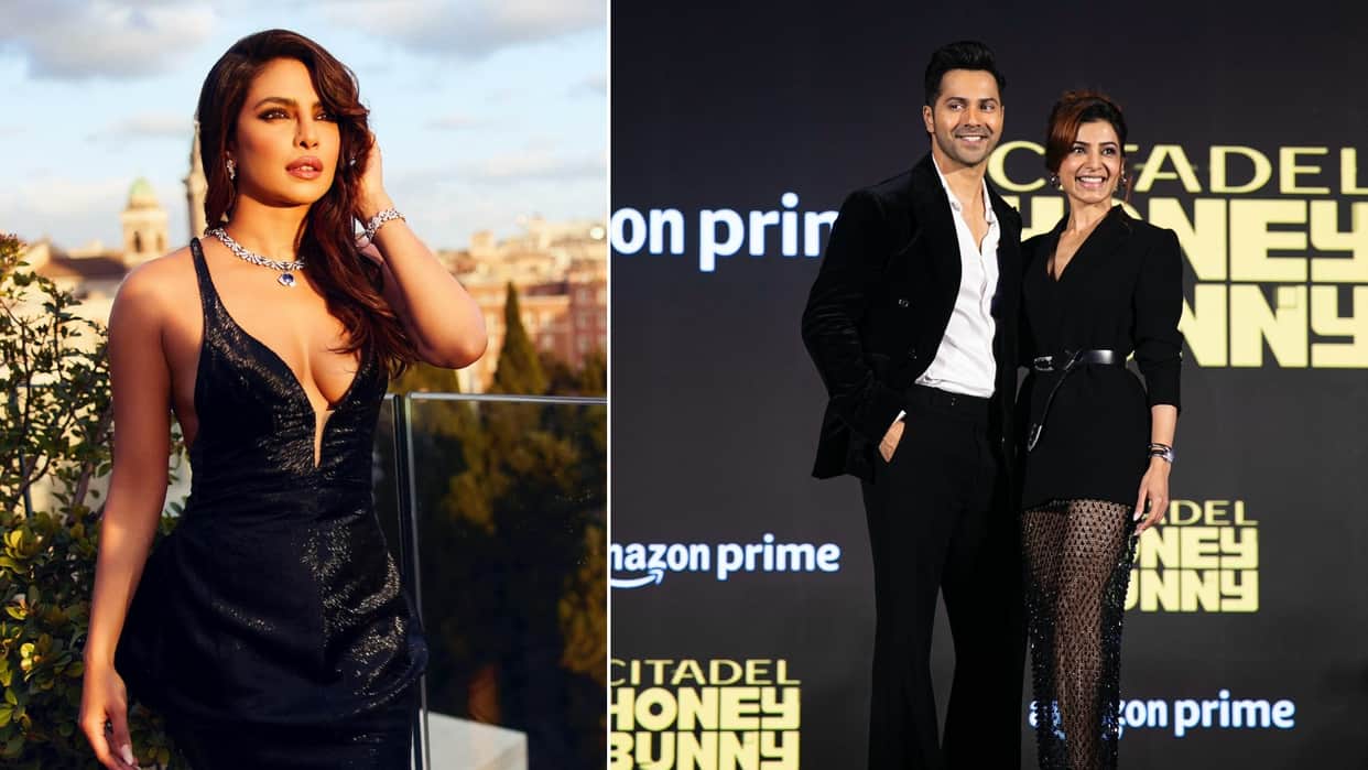 Priyanka Chopra Wishes Good Luck To Citadel Honey Bunny Co Stars Varun Dhawan Samantha Ruth Prabhu incredible