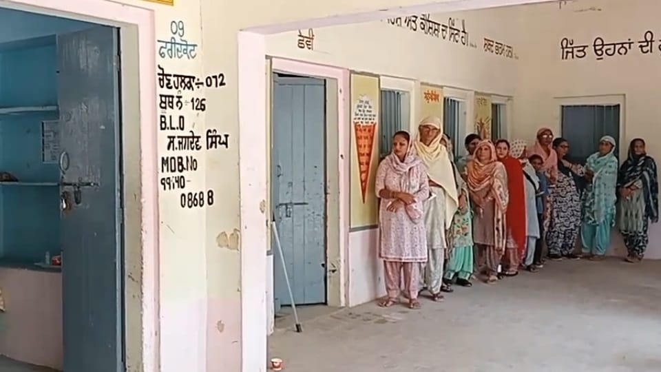 voting is being held again in in village Kotla Mehar Singh Wala