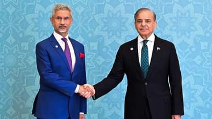 एस. जयशंकर, शहबाज शरीफ