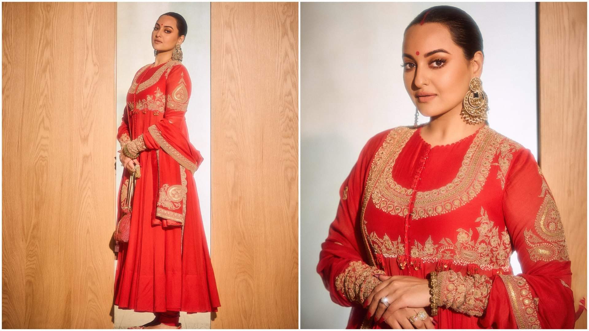 Karwa Chauth 2024 Suit Designs Inspired By Bollywood Actress Red Suit look