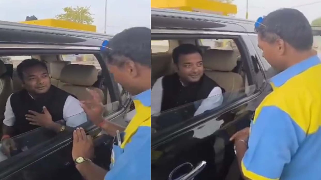 Video of petrol pump employee pleading to MLA goes viral