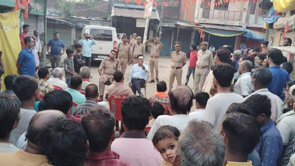 Bahraich Violence New Update Mahsi on path of peace Tension still prevails in Maharajganj see photos