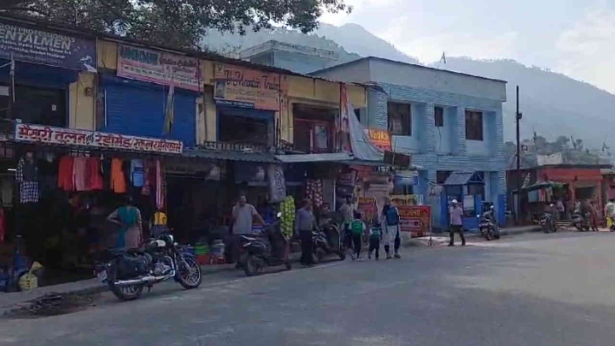 After uproar situation is normal in Gauchar Market open particular community Shops are closed Chamoli