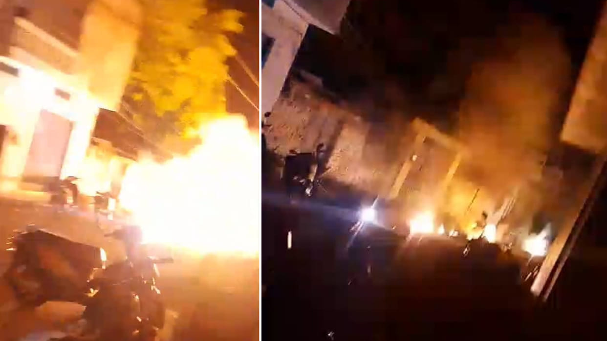 MP Chhatarpur Fire News: 11KB power line collided with lizard, wires kept burning for 20 minutes
