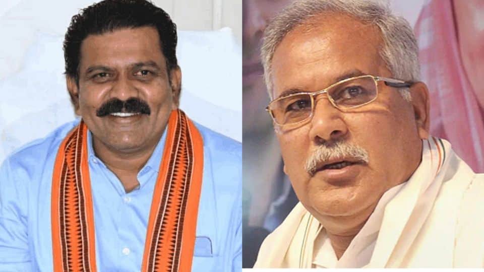 डिप्टी सीएम विजय शर्मा और पूर्व सीएम भूपेश बघेल