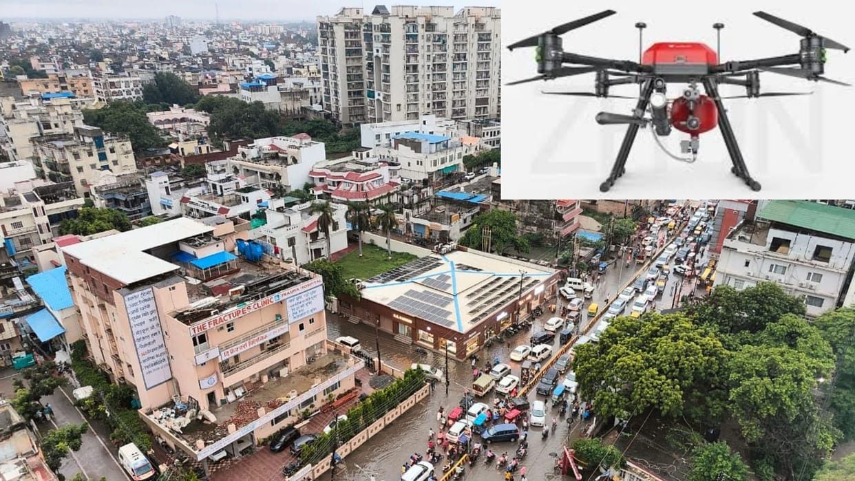 Illegal constructions in green belts of Varuna and Asi rivers will be detected using drones in Varanasi
