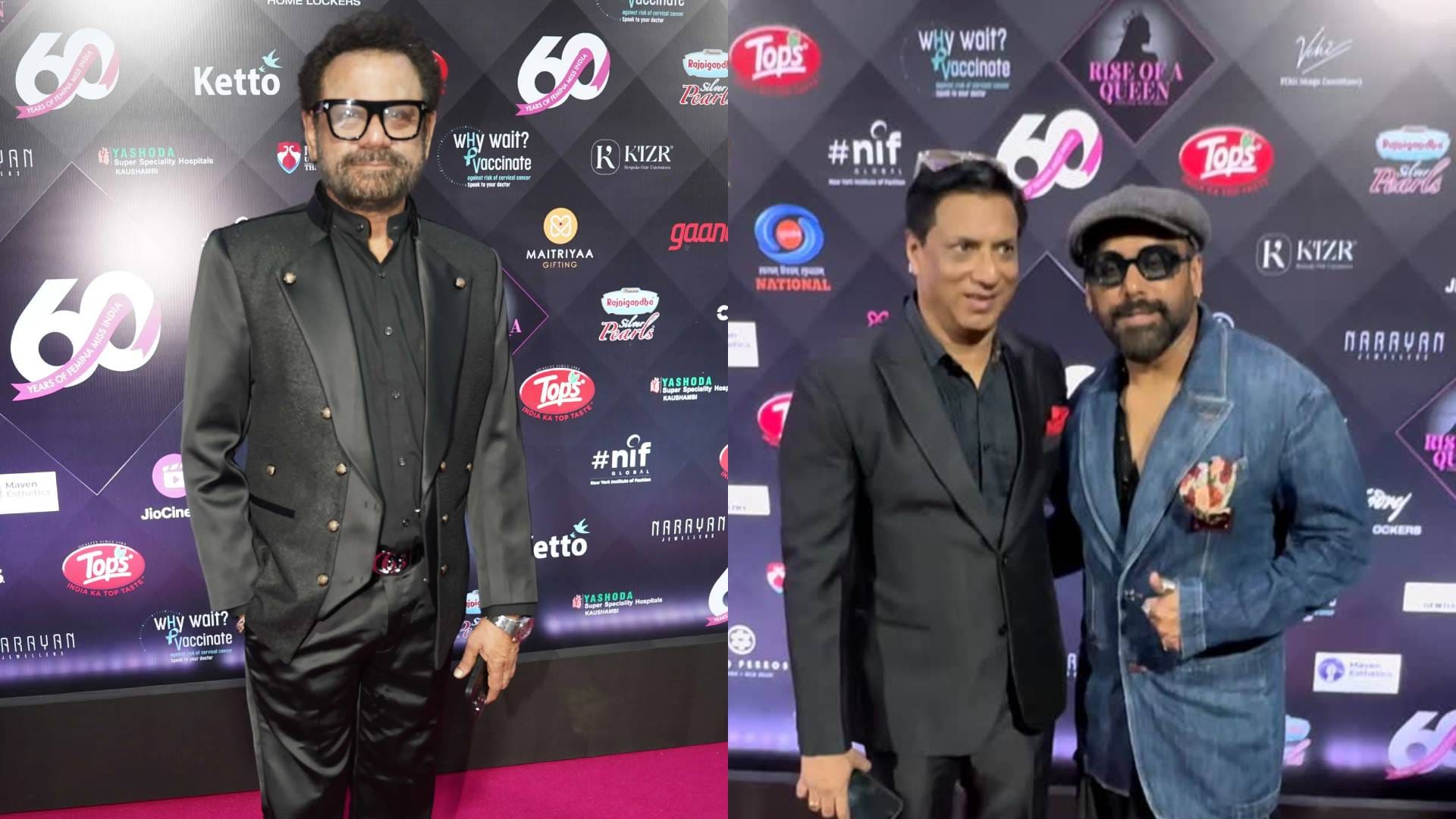 Femina Miss India 2024 Neha Dhupia Sangeeta Bijlani Nandini Gupta Sachin Kumbhar Anusha Dandekar anees bazmee