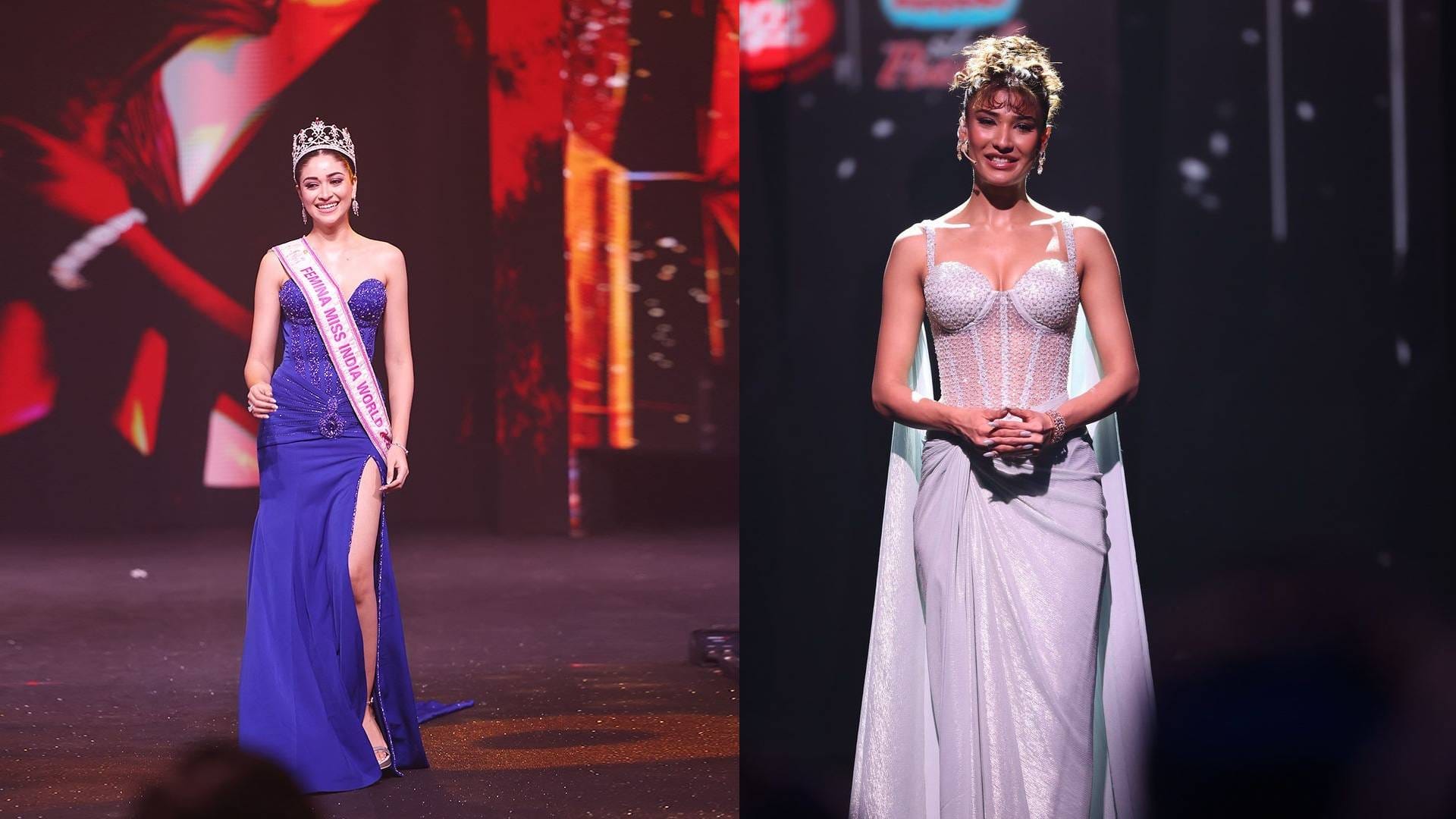 Femina Miss India 2024 Neha Dhupia Sangeeta Bijlani Nandini Gupta Sachin Kumbhar Anusha Dandekar anees bazmee
