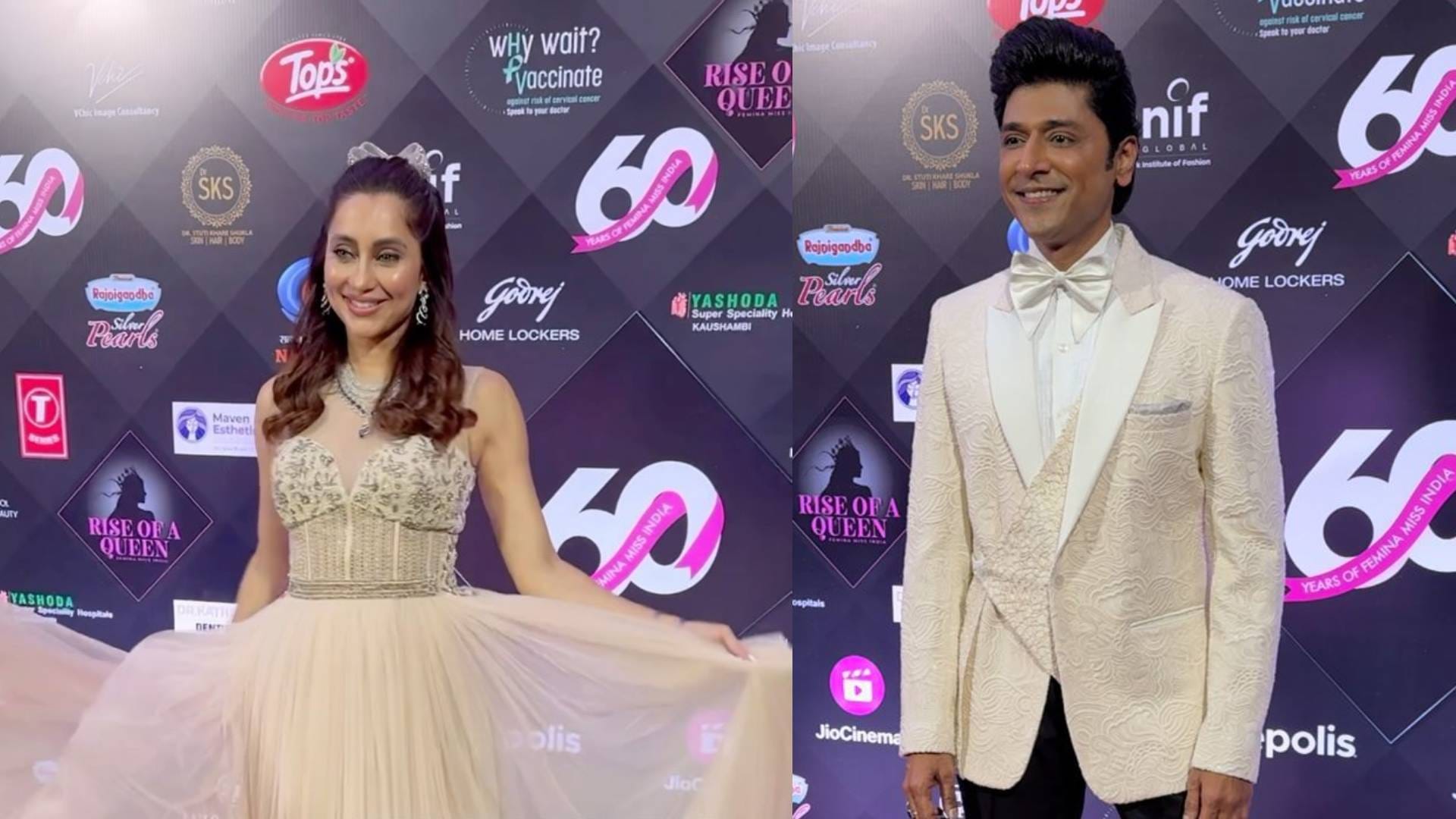 Femina Miss India 2024 Neha Dhupia Sangeeta Bijlani Nandini Gupta Sachin Kumbhar Anusha Dandekar anees bazmee