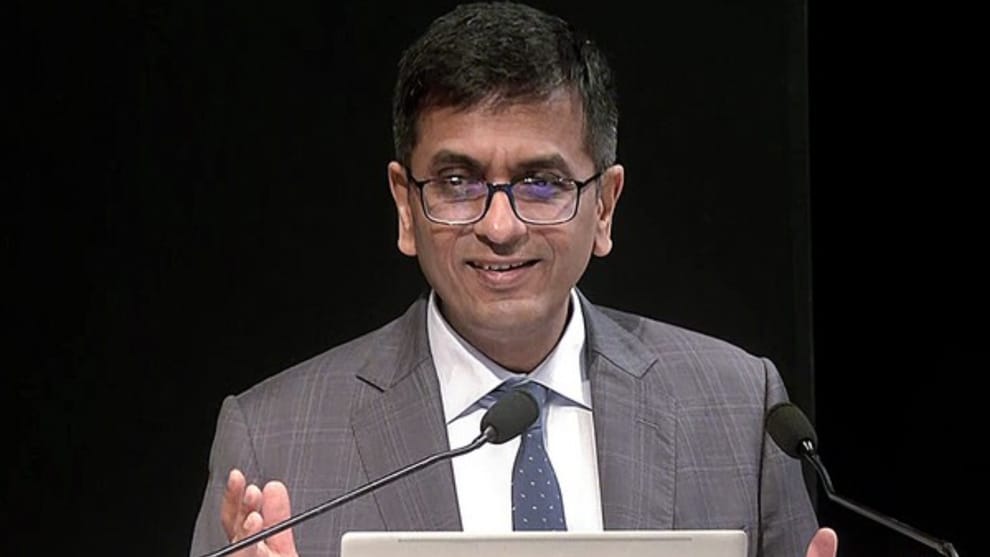 cji chandrachud speech on russian oil and global tariffs news