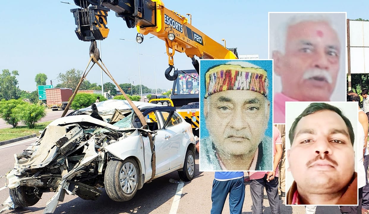 Fatehpur Accident, Car collided with trailer on highway, three including Congress leader died, airbag burst