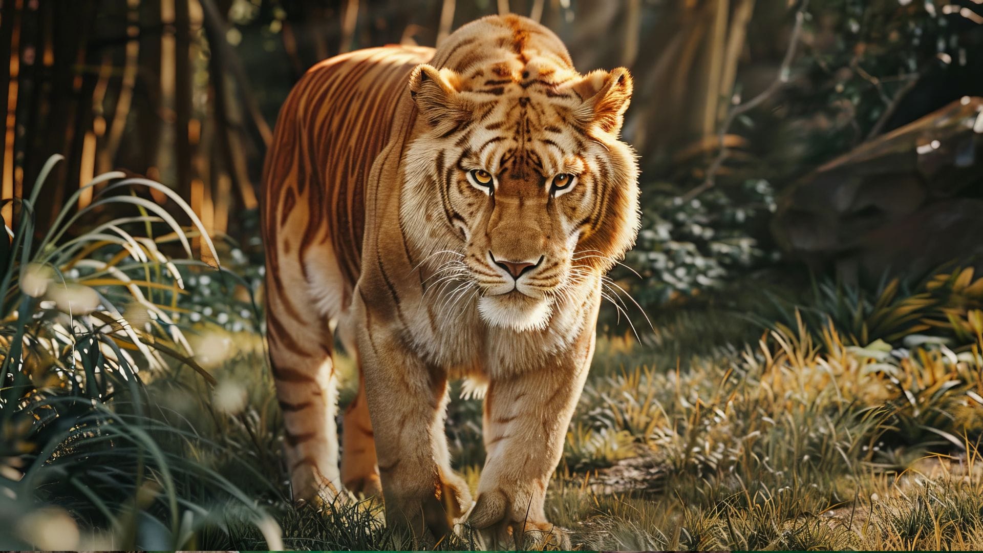 what is liger How different is this animal from tiger and lion news in hindi