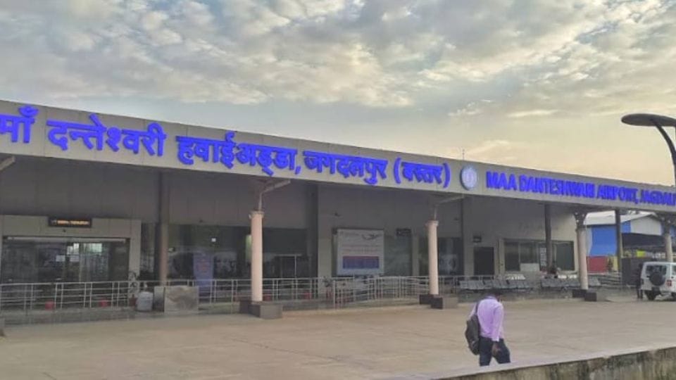 flight without passengers was sent to Hyderabad via Raipur