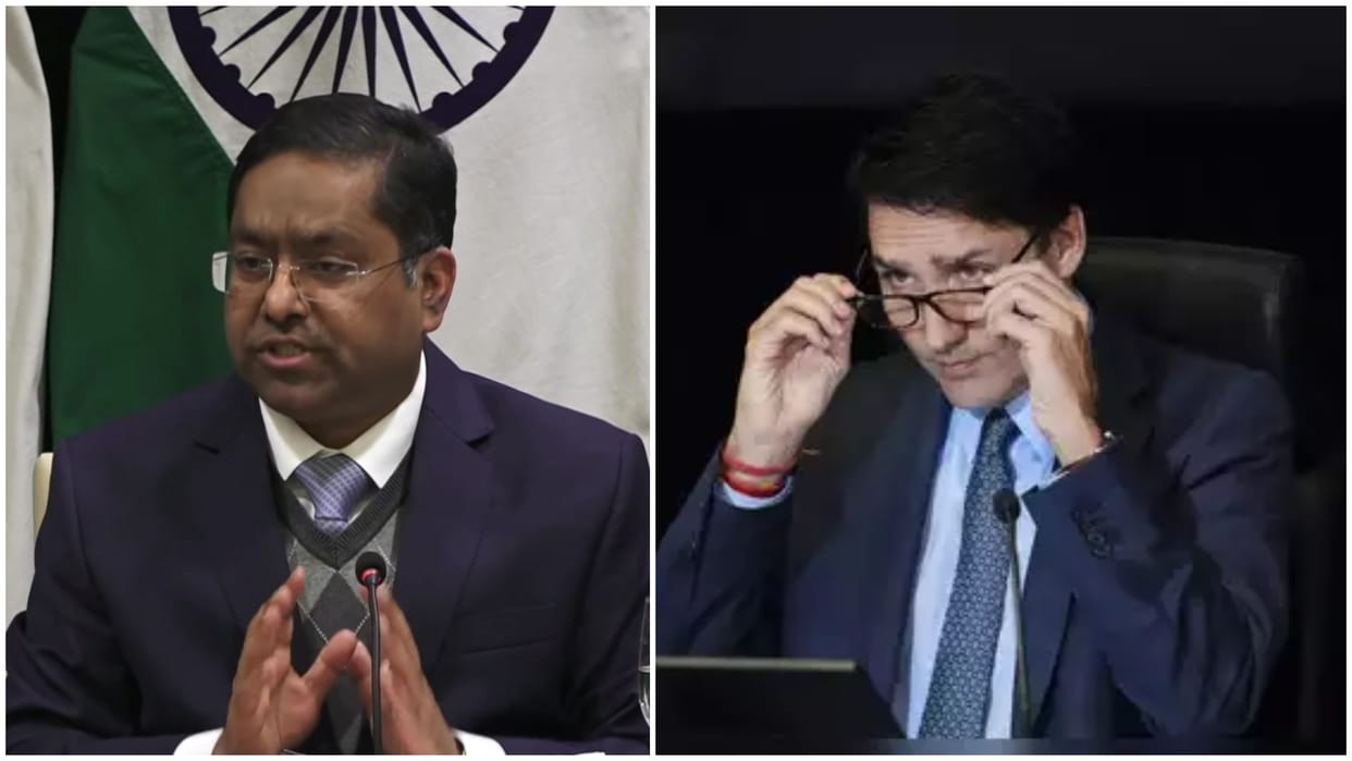 India Canada Row MEA attacks Justin Trudeau Government over Lawrence Bishnoi Gang naming violence news updates
