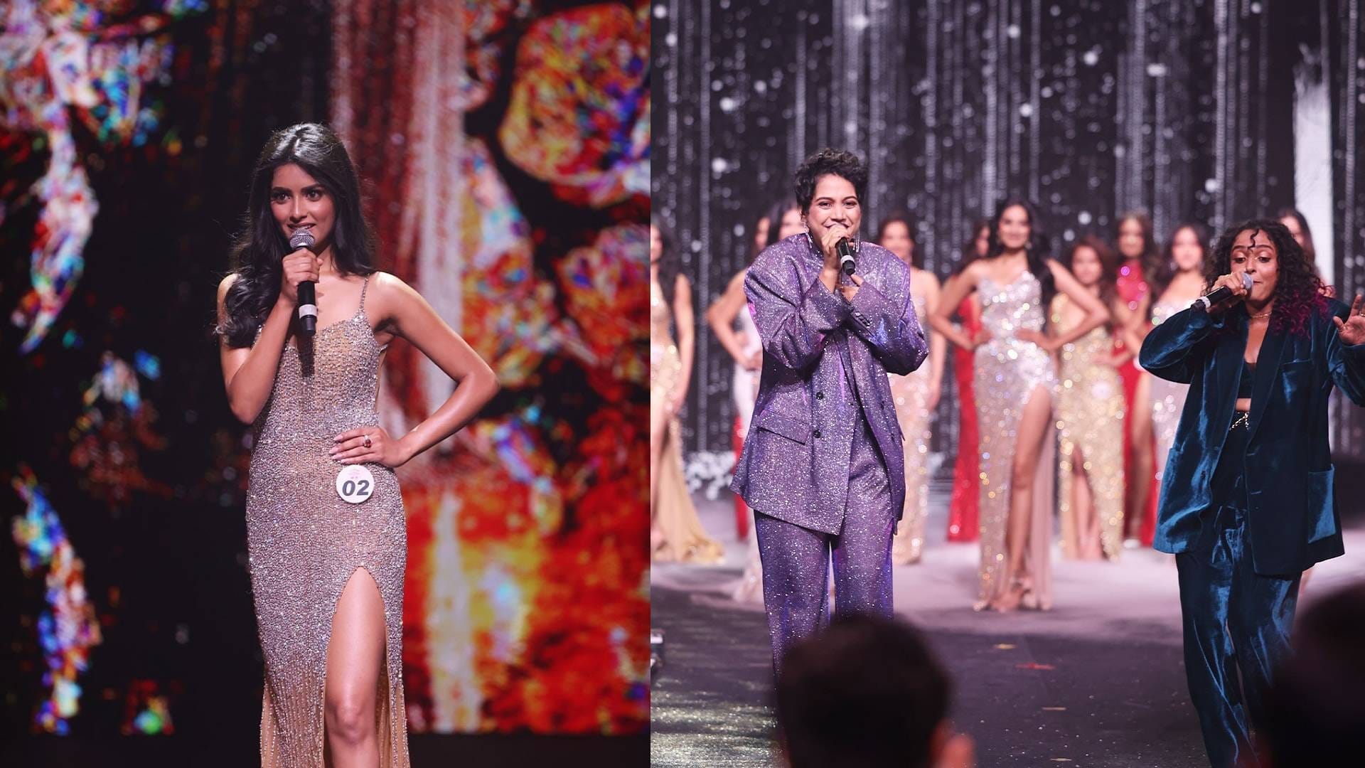 Femina Miss India World 2024 winner Nikita Porwal From Madhya Pradesh runner up Rakha Pandey Ayushi Dholakia