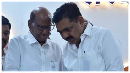 शरद पवार के साथ जयंत पाटिल