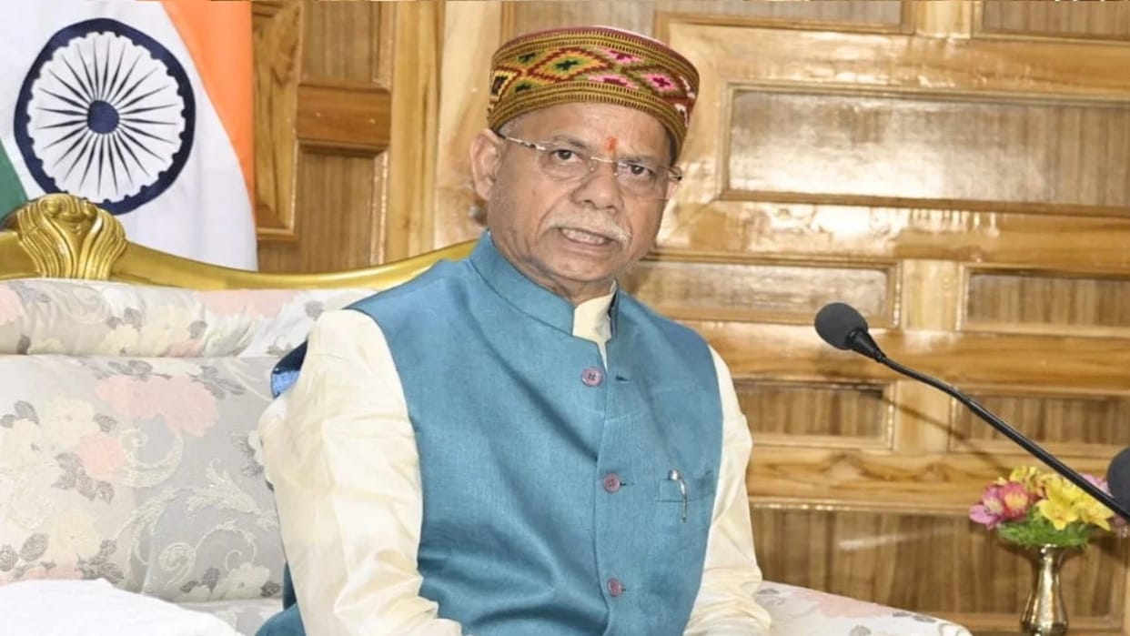 Dharamshala: Governor Shiv Pratap Shukla statement on Bangladesh issue.