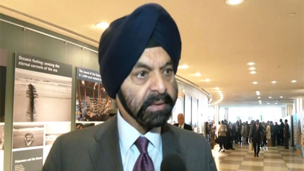 Indias growth rate is among the shiniest parts in the world economy says world bank president Ajay Banga