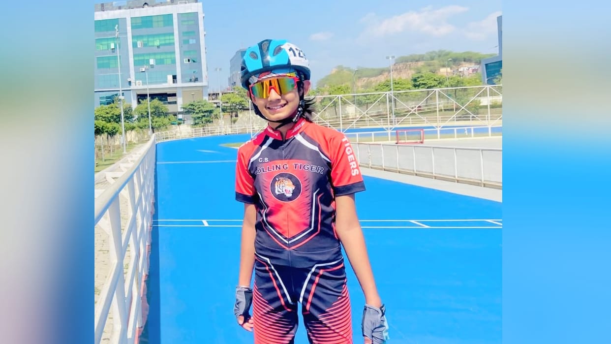 Kangra News: Akasa of Yola selected for National Roller Skating Championship